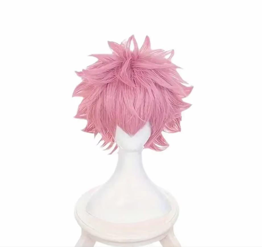 Anime Cosplay Website - Ashido Mina Pink Cosplay Synthetic Wigs