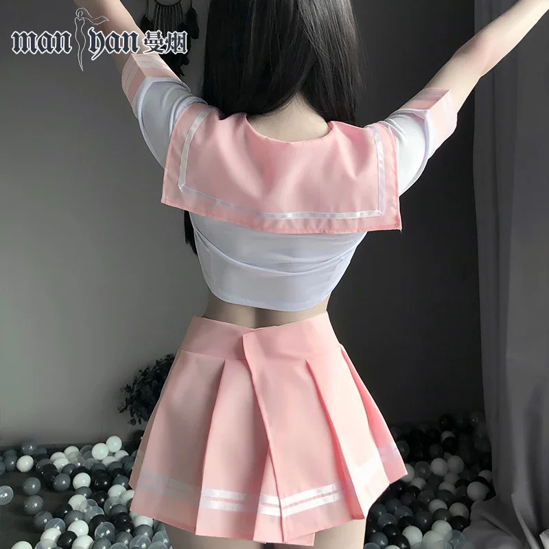 Anime Cosplay Korean Girl - 2026 Korean Short Shirt Pleated Skirts