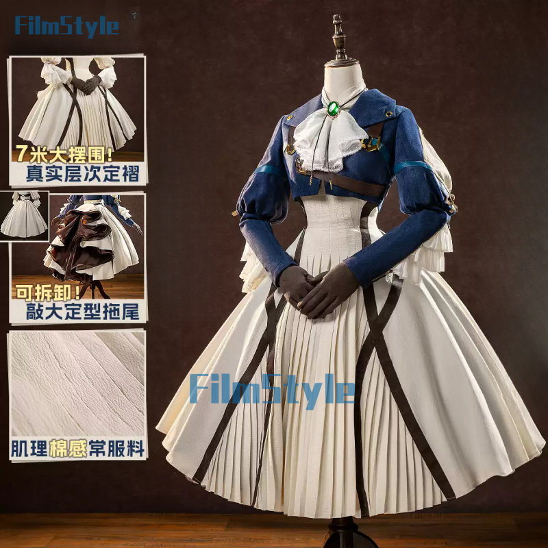 Violet Evergarden Cosplay Cost - Violet Evergarden Dress ulasan dan harga