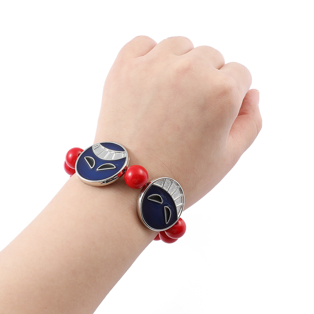 Anime Red Beads Face Bracelet  - Anime Cosplay Website ulasan dan harga