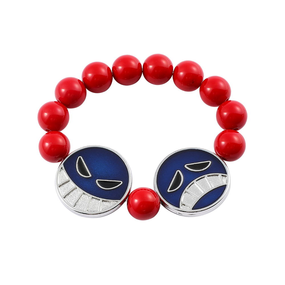 Anime Red Beads Face Bracelet  - Anime Cosplay Website ulasan dan harga
