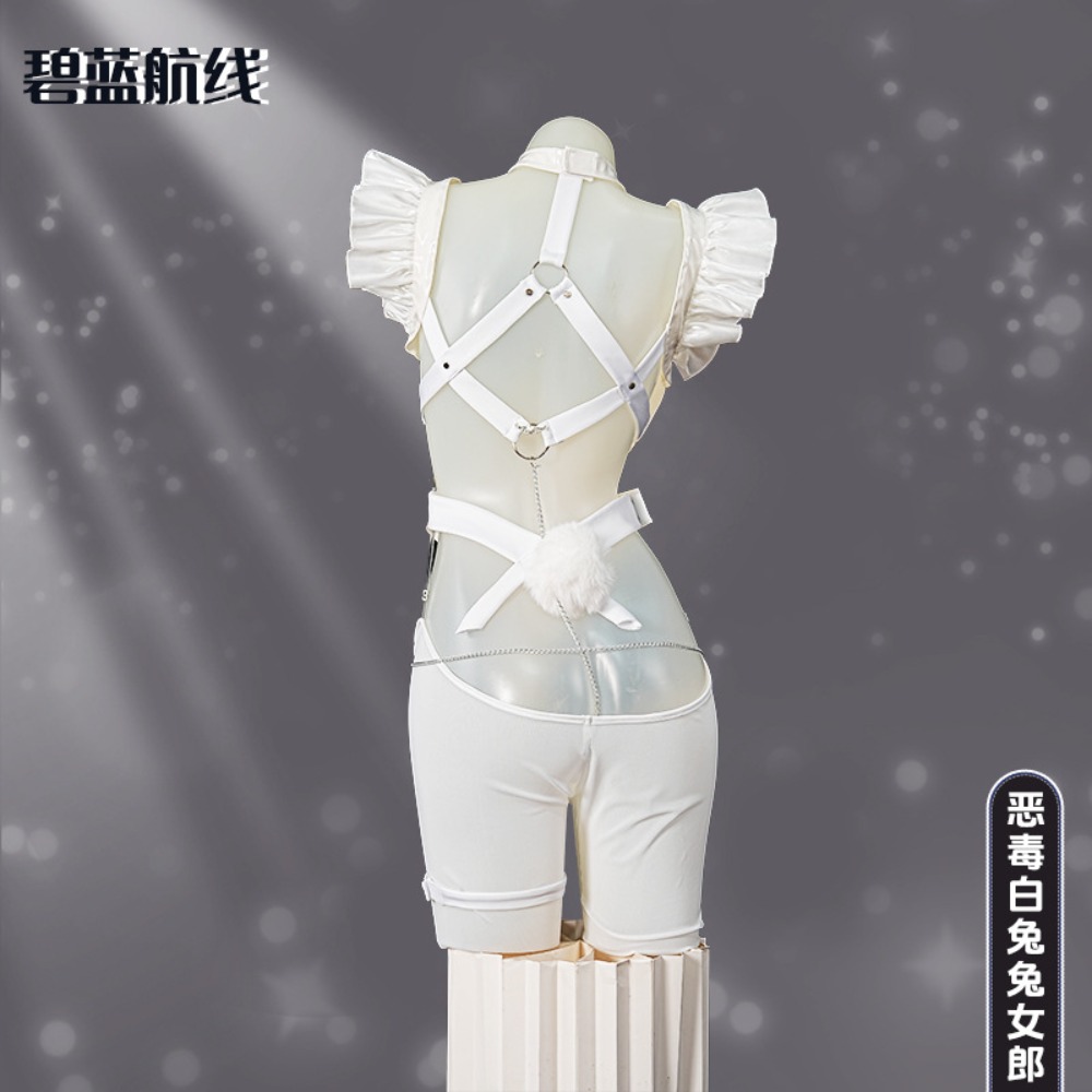 Azur Lane Le Malin Lazy White  - Cosplay Anime Bunny Girl ulasan dan harga