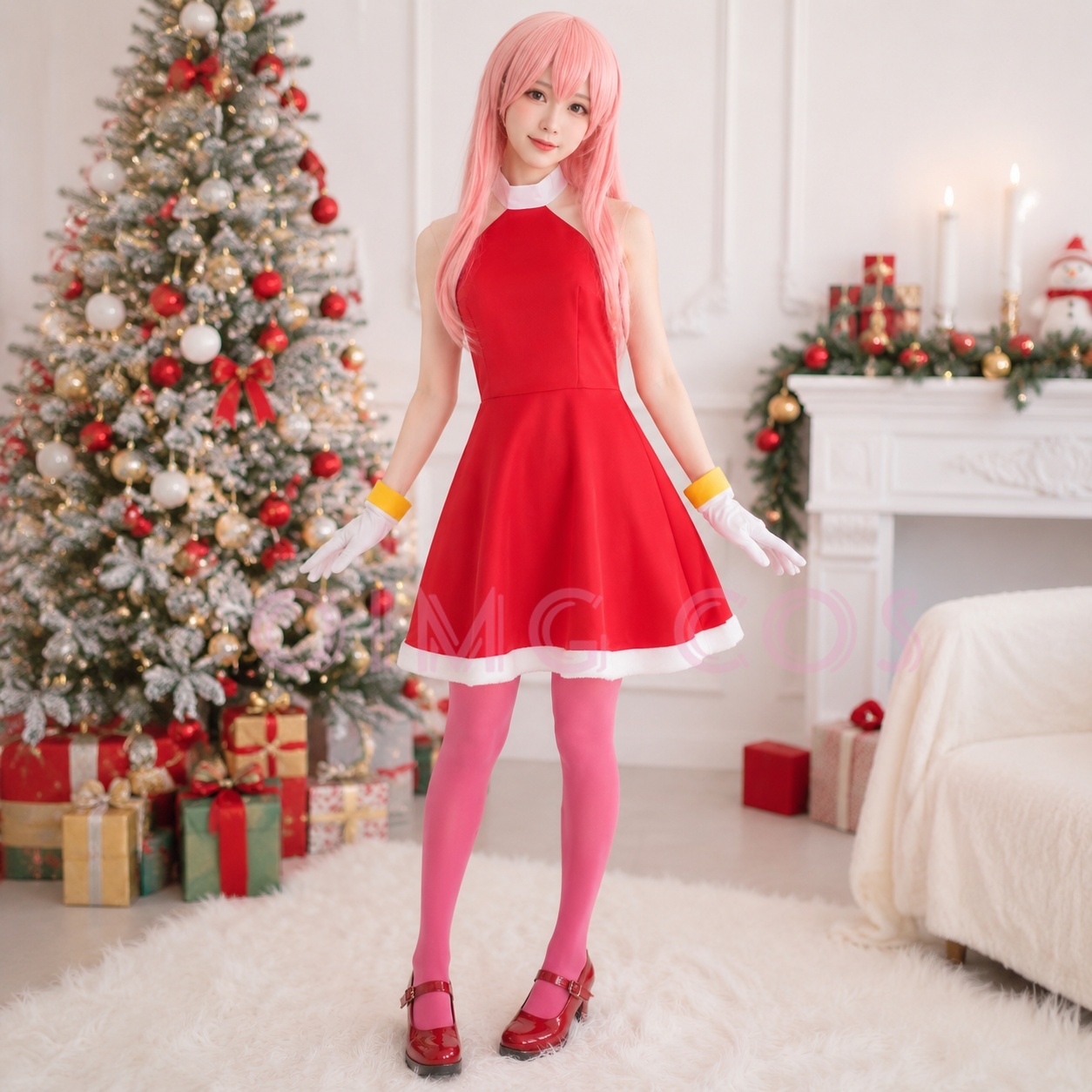 Amy Rose Cosplay Costume Adult - Anime Cosplay Ladies ulasan dan harga