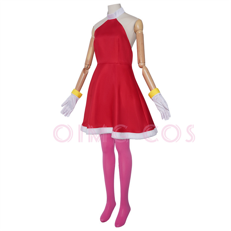 Amy Rose Cosplay Costume Adult - Anime Cosplay Ladies ulasan dan harga