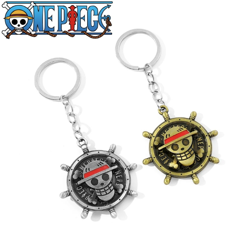 Rotating keychain, Luffy's Str - One Piece Straw Hat ulasan dan harga