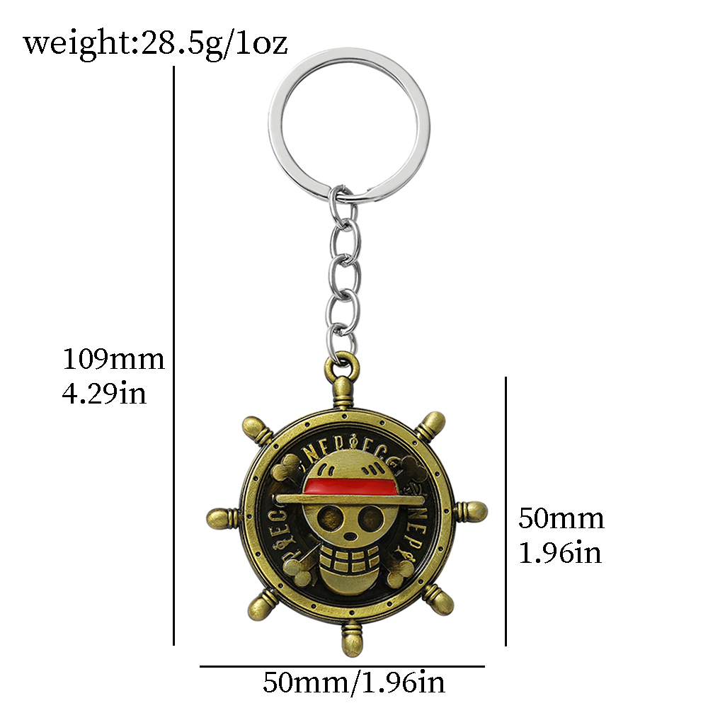 One Piece Anime Keychain Luffy - One Piece Straw Hat ulasan dan harga