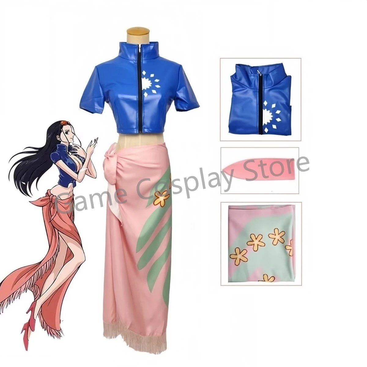 Nico Robin Cosplay Costume Dre - Violet Evergarden Dress ulasan dan harga
