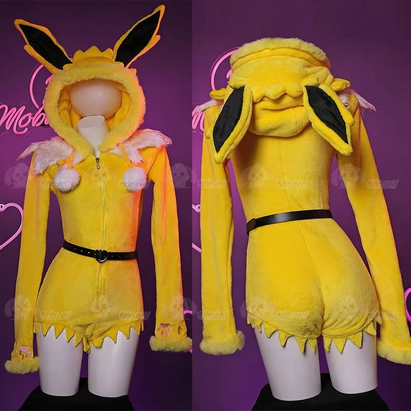 Sexy Deep V Hooded Bodysuit So - Cosplay Anime Bunny Girl ulasan dan harga