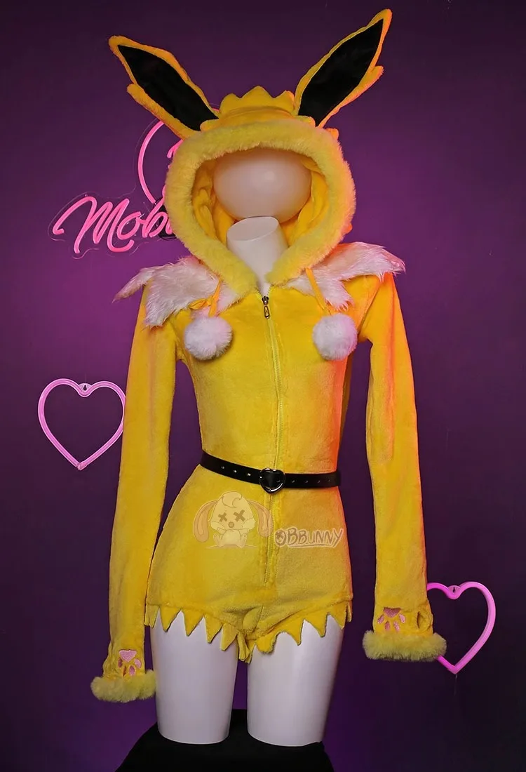 Sexy Deep V Hooded Bodysuit So - Cosplay Anime Bunny Girl ulasan dan harga