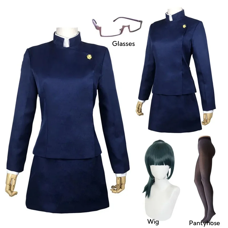 Jujutsu Kaisen Maki Zenin Cosp - Jujutsu Kaisen Uniform ulasan dan harga