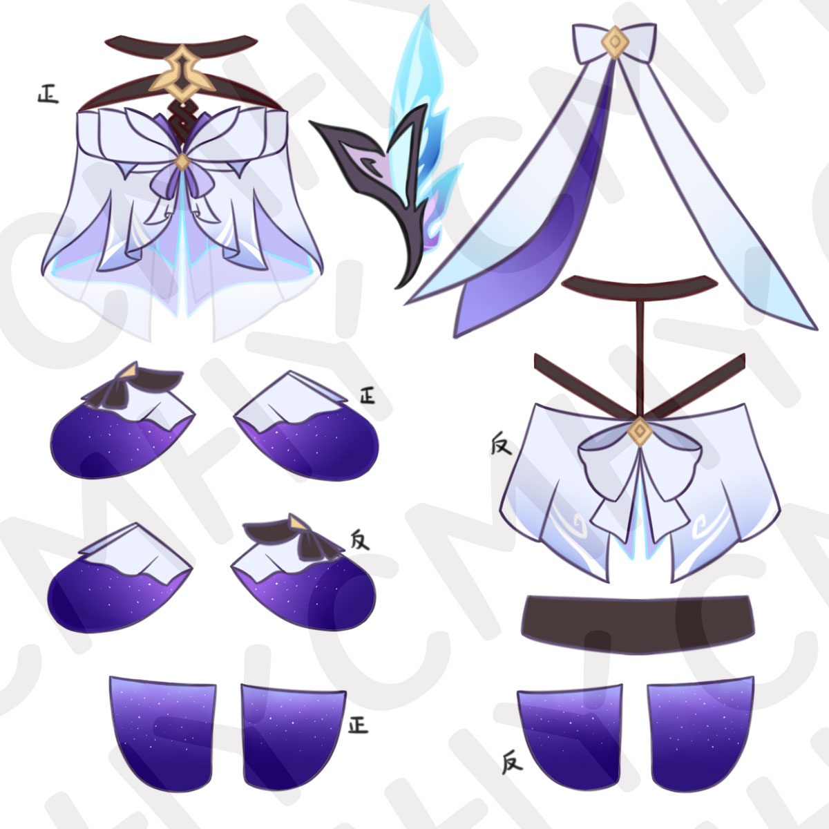 Game Genshin Impact Skirk Cat  - Women Anime Cosplay ulasan dan harga