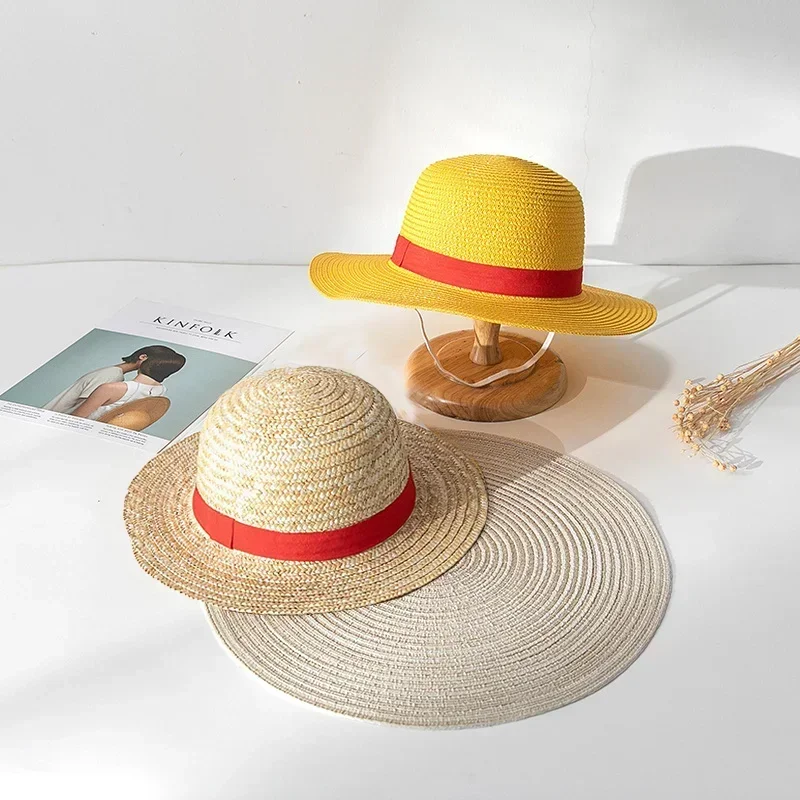 Straw Hat Anime Cosplay Prop L - One Piece Straw Hat ulasan dan harga