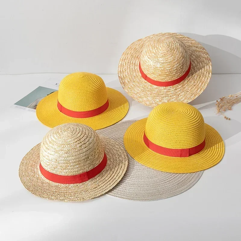 Straw Hat Anime Cosplay Prop L - One Piece Straw Hat ulasan dan harga