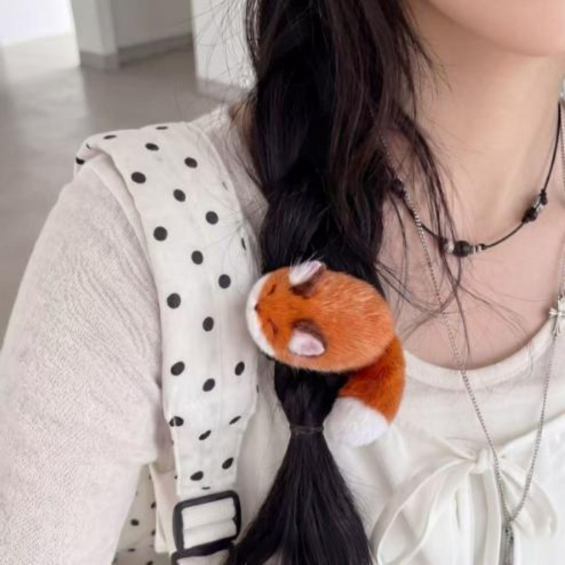 1/4pcs 3D Plush Hair Clip Cute - Anime Cosplay Korean Girl ulasan dan harga