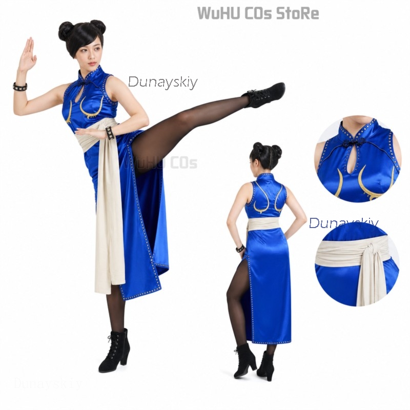Adult Sexy Street Chun Li Cosp - Live Action Anime Cosplay ulasan dan harga