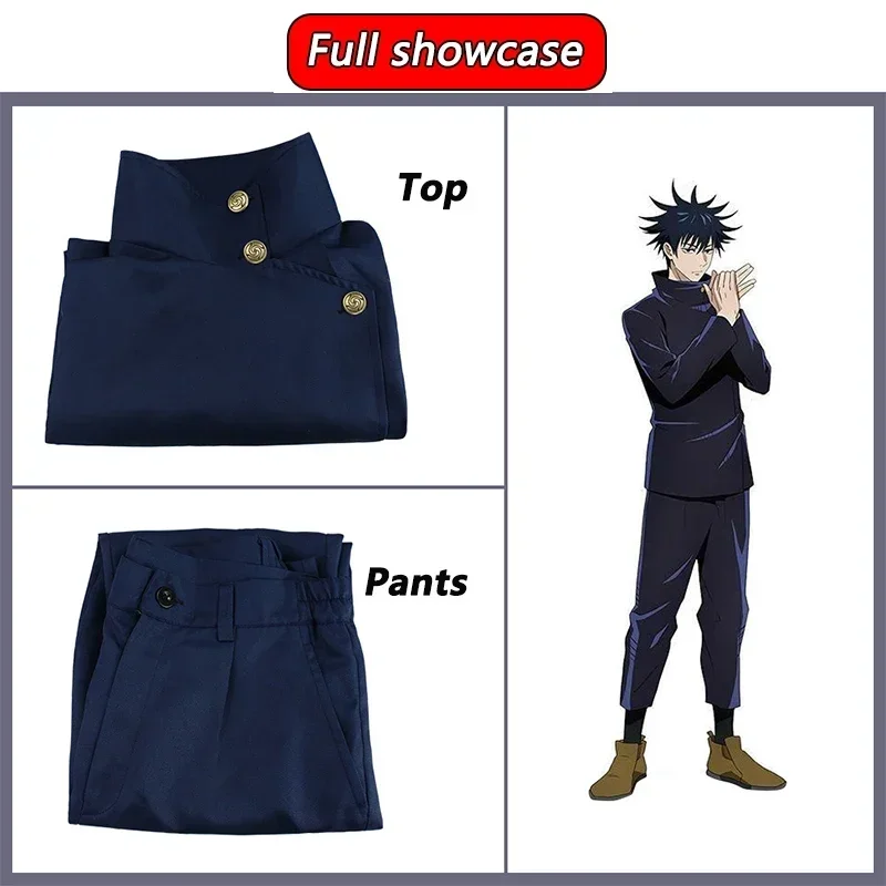 Fushiguro Megumi Cosplay Costu - Jujutsu Kaisen Uniform ulasan dan harga