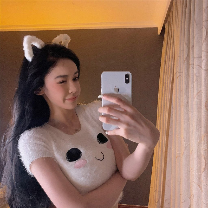 Cute Furry Kitten Ears Hairban - Anime Cosplay Korean Girl ulasan dan harga