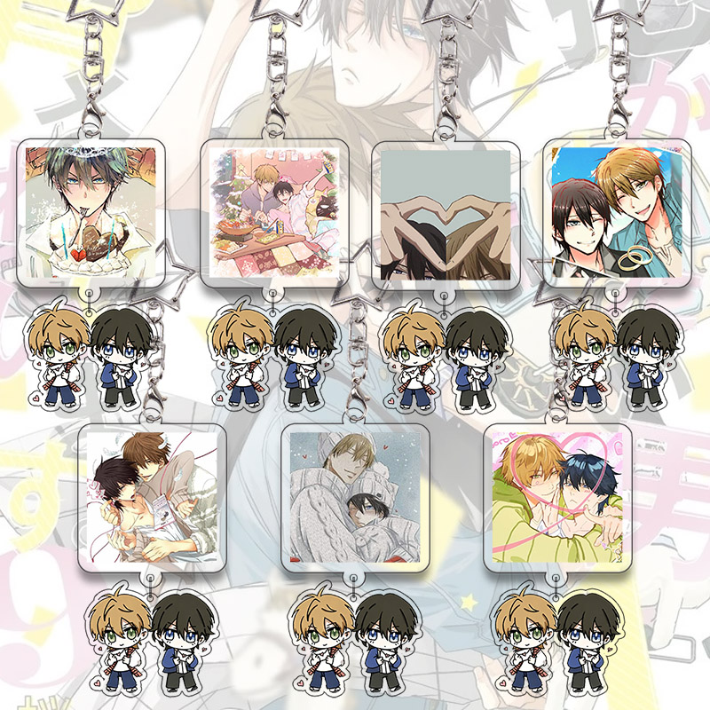 Dakaichi Acrylic Keychain Yaoi - Anime Cosplay Couple ulasan dan harga