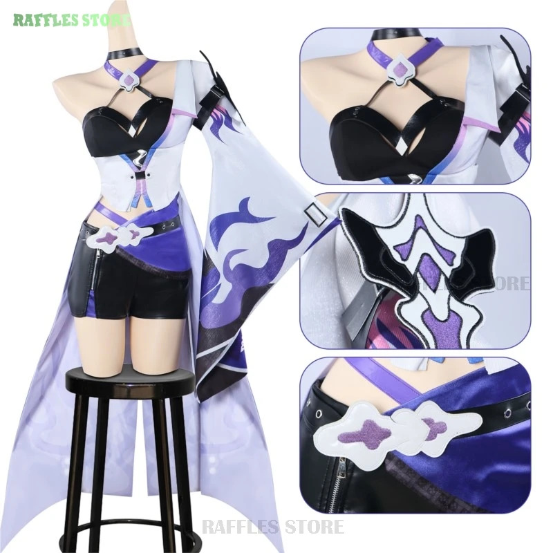 2025 Acheron Costume Wig Game  - Anime Cosplay Event 2025 ulasan dan harga