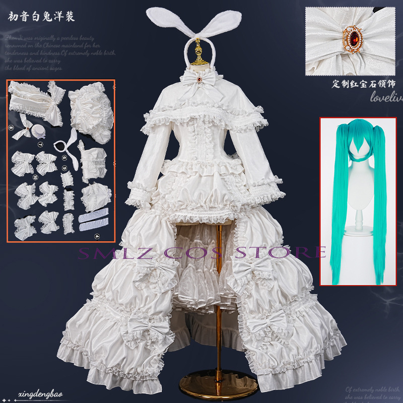 2026 Rabbit MikuuU Cosplay Ani - Anime Cosplay Ladies ulasan dan harga