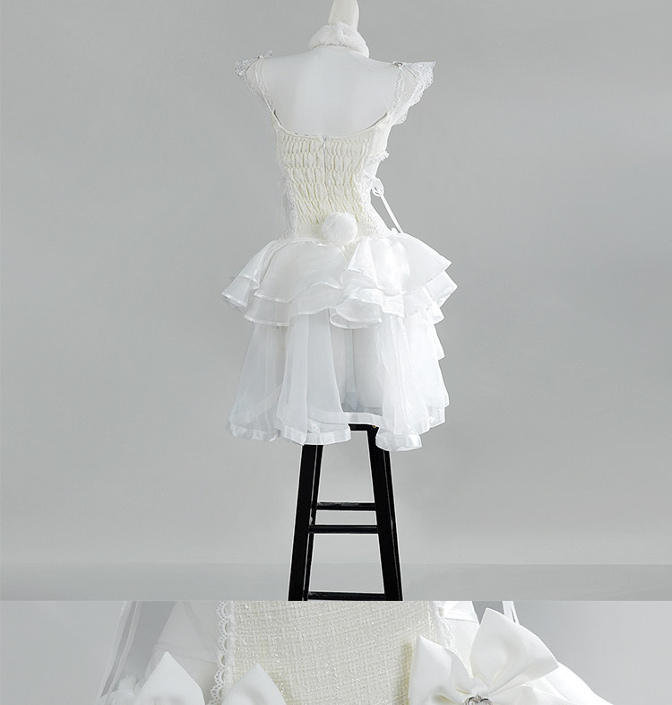 Malymoon Original Tweed Tulle  - Cosplay Anime Bunny Girl ulasan dan harga
